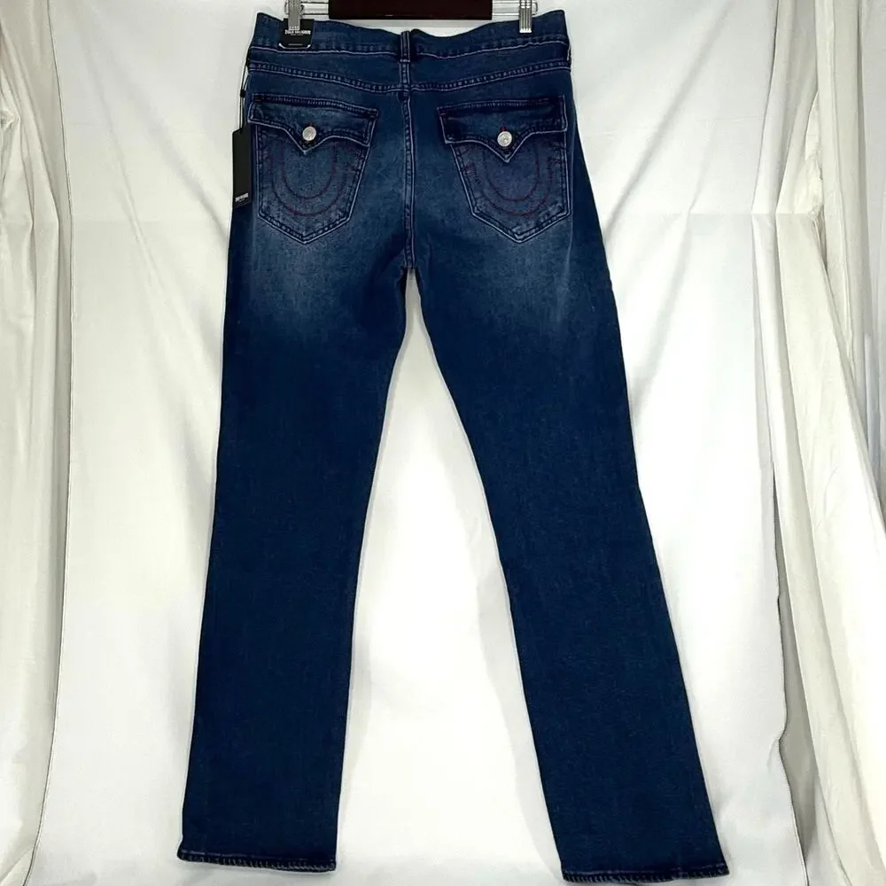 True Religion Ricky Relaxed Straight Jeans 31x34 NWT